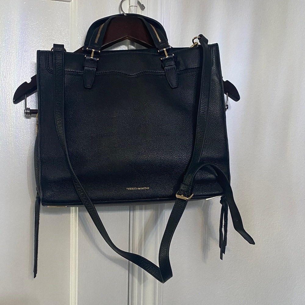 RebeccaMinkoff Black Leather Handbag - Picture 3 of 8